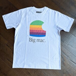 FAUX PRINT TEE BIG MAC